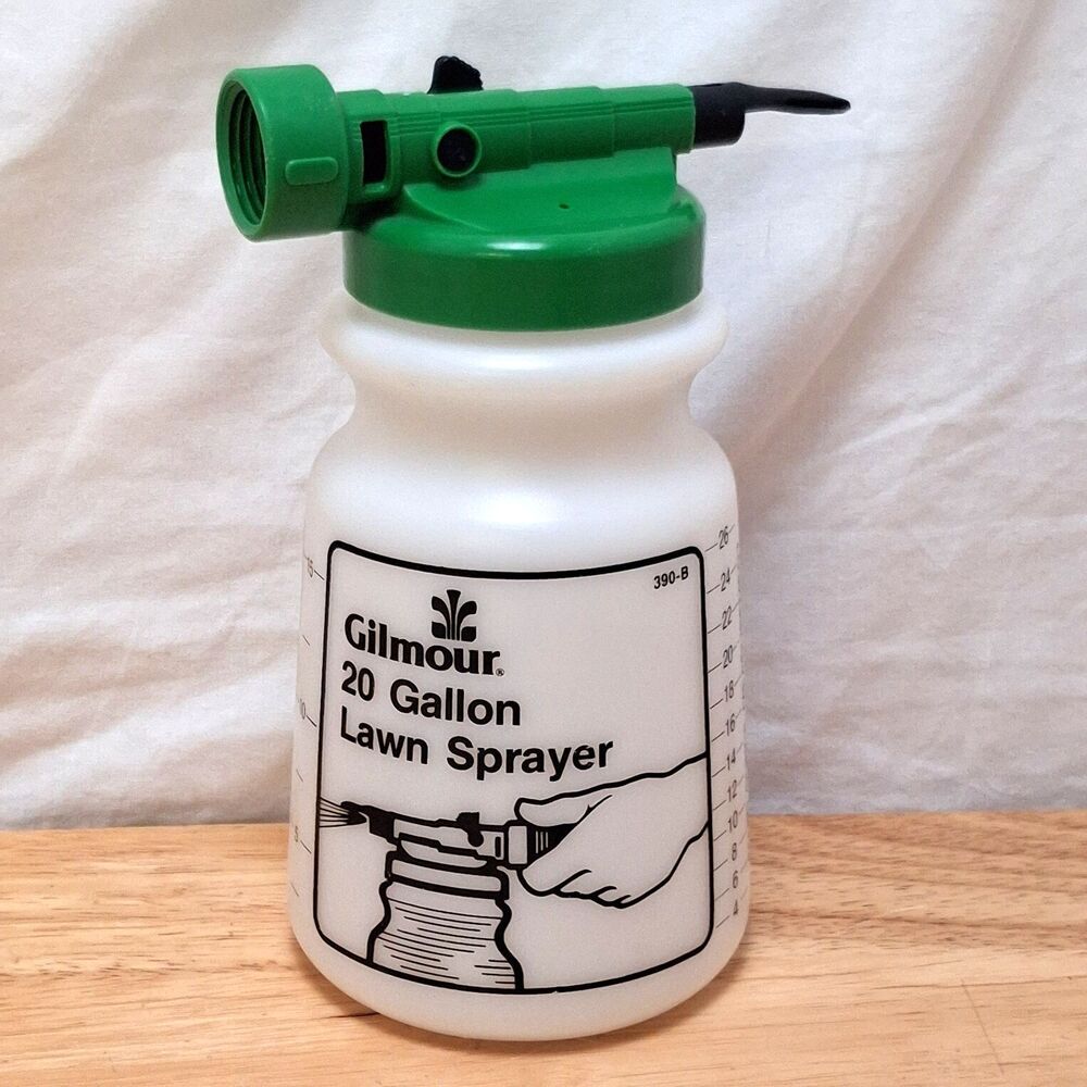 Gilmour 20 Gallon Lawn Hose End Sprayer Chemical Fertilizer Discontinued 390-B